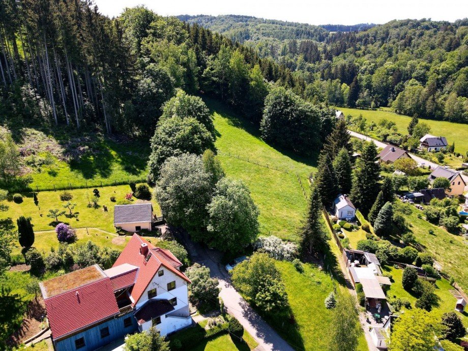Gr�ne, ruhige Wohnlage mit Blick Wohngrundst�ck Pockau-Lengefeld