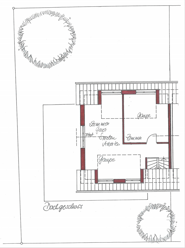 Grundriss DG Doppelhaush�lfte Radebeul
