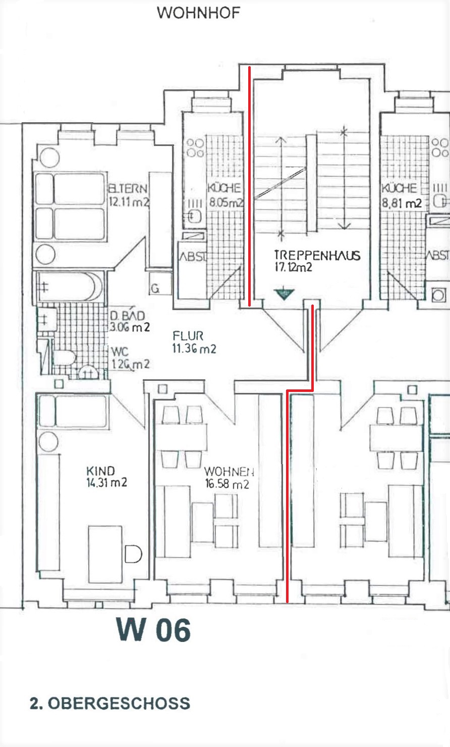 Grundriss Etagenwohnung Dresden