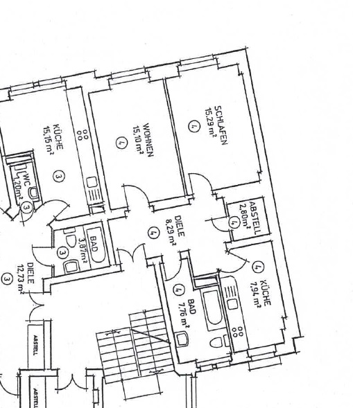 Grundriss Etagenwohnung Dresden