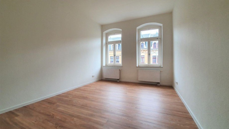 Wohnzimmer mit S�dausrichtung Etagenwohnung Dresden