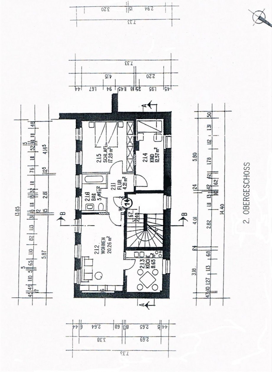 Grundriss Etagenwohnung Dresden