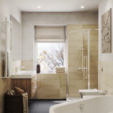 Modernes und ansprechendes Bad Freiheit pur - 2-Raum-Terrassen-Wohnung, Tiefgarage - Neubau mit KfW-F�rderung