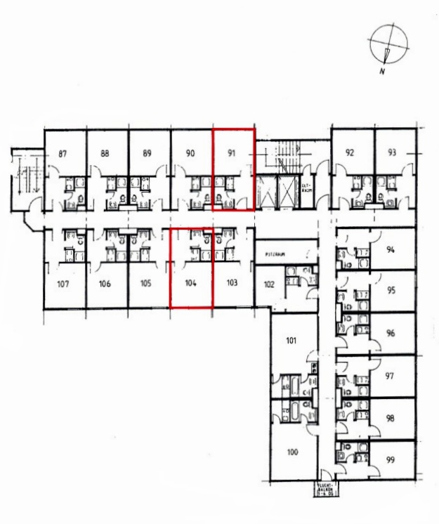 Grundriss Geb�ude Etagenwohnung Schwarzheide