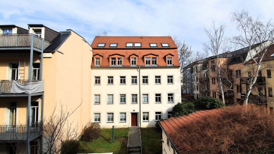 Ruhe und Entspannung durch Innenhoflage Etagenwohnung Dresden